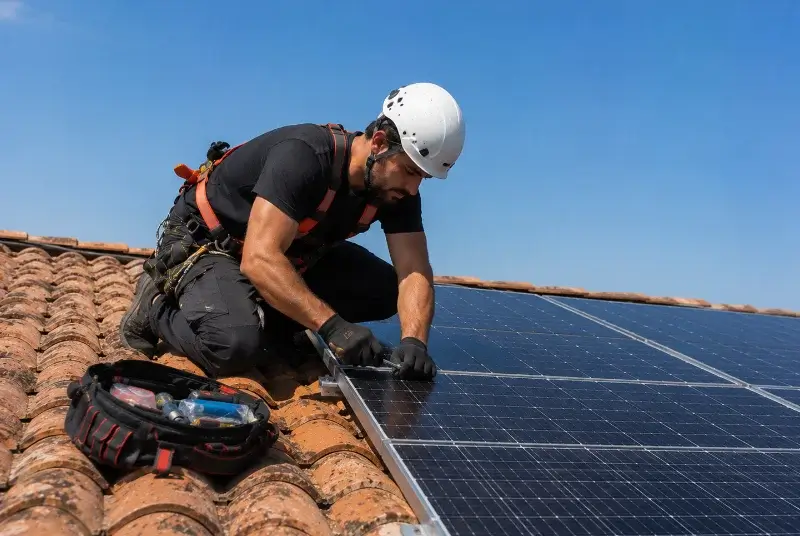 Maintenance et monitoring de panneaux solaires à Espoey